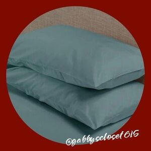 💋 New Hotel Style 600 Thread Count 100% Luxury Pillowcases, King, Teal Blue